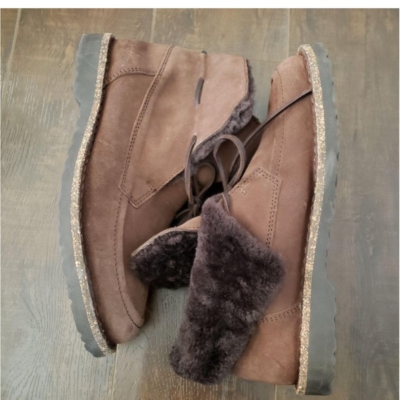 BIRKENSTOCK NWOT Bakki Suede Shoes Ankle Boots Women's Warm Sherling 36 5.5 - Picture 3 of 10